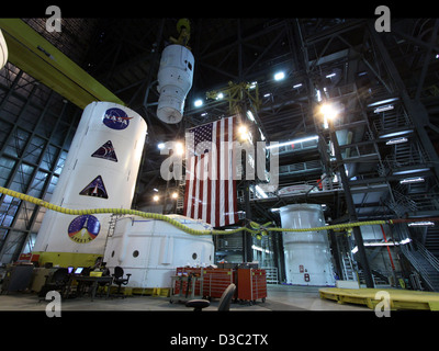 Ares I-X Rocket 'Super 1' Pile (NASA, Ares, 7/8/09) Banque D'Images