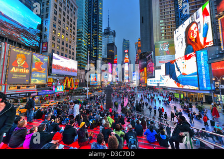 Times Square, Manhattan, New York City Banque D'Images