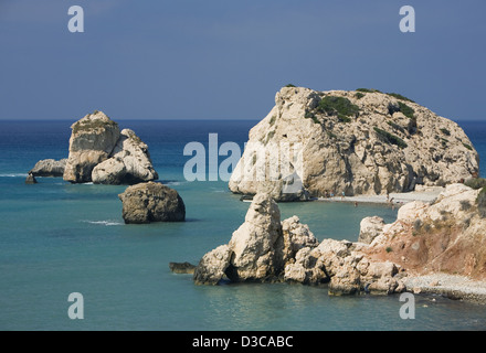 Rocher d'Aphrodite, Chypre, Europe Banque D'Images