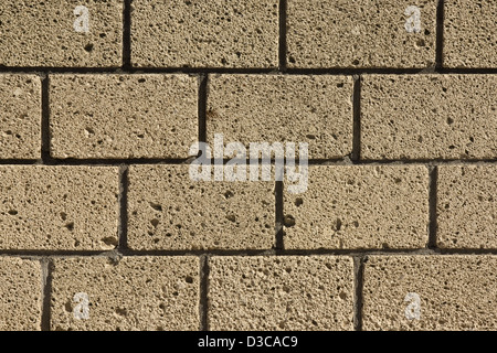 Mur de l'ignimbrite tuff Banque D'Images