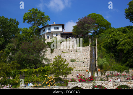 La Bulgarie, la mer Noire, Varna, Palais d'été de la reine Marie de Roumanie, Flèche bleue Villa construite pour le Prince Nicolas Banque D'Images