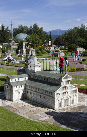 L'Autriche, la Carinthie, Klagenfurt am Worthersee, Parc Miniature Minimundus, Banque D'Images