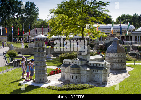 L'Autriche, la Carinthie, Klagenfurt am Worthersee, Parc Miniature Minimundus, Banque D'Images