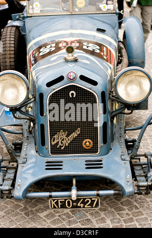 Alfa Romeo, voiture de course Mille Miglia, Italie, 2008 Banque D'Images