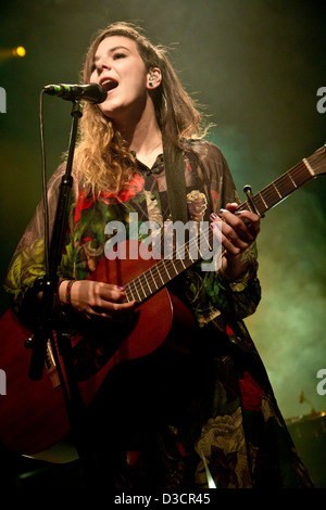 16 septembre 2012 - des monstres et des hommes, d'indie/folk pop de l'Islande, effectue au Teatro dell'Arte, Milan, Italie Banque D'Images