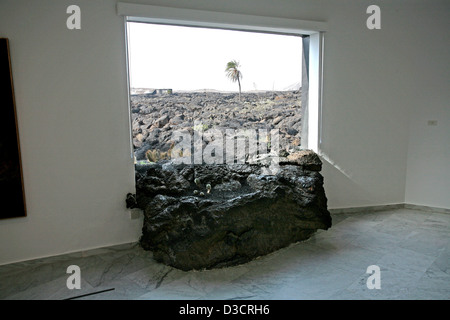 Tahiche, Espagne, dans l'intérieur de la Cesar Manrique Banque D'Images