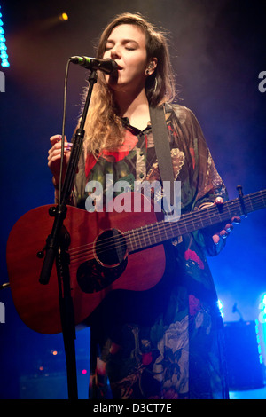 16 septembre 2012 - des monstres et des hommes, d'indie/folk pop de l'Islande, effectue au Teatro dell'Arte, Milan, Italie Banque D'Images