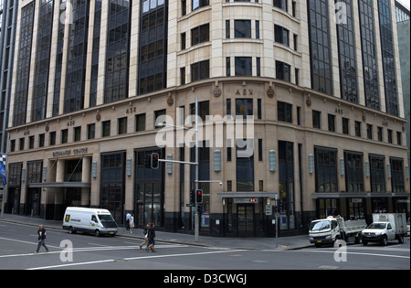 Sydney, Australie, l'ASX Exchange Center Banque D'Images