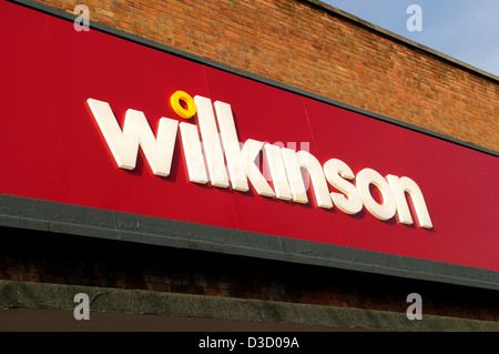 Clifton,Nottingham.était jadis l'un des plus grands en Europe Immobilier Conseil .Wilkinson Store . Banque D'Images