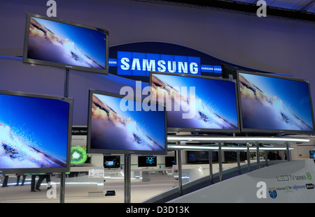 Berlin, Allemagne), des écrans plats à technologie LED de Samsung Banque D'Images