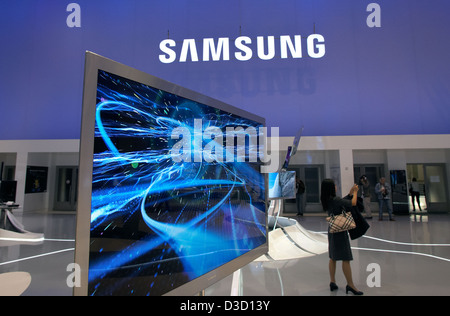 Berlin, Allemagne), des écrans plats à technologie LED de Samsung Banque D'Images