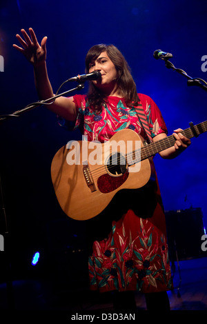 16 septembre 2012 - Lovísa Elísabet Sigrúnardóttir, mieux connu sous le nom de jeter bas, effectue au Teatro dell'Arte, Milan, Italie Banque D'Images