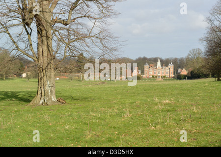 Aspect avant de Blickling Hall, Norfolk, UK Banque D'Images