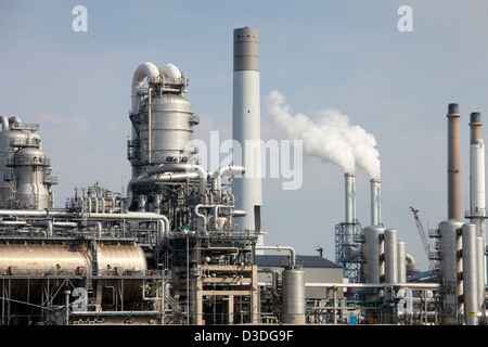 Rotterdam, Pays-Bas, industriels dans le port de Rotterdam Banque D'Images