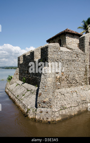 Rio Dulce, Guatemala, Castillo de San Felipe de Lara (aka Castillo de San Felipe). Banque D'Images