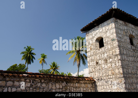 Rio Dulce, Guatemala, Castillo de San Felipe de Lara (aka Castillo de San Felipe). Banque D'Images