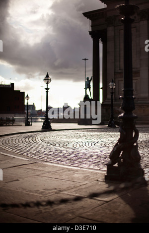 Dans la partie urbaine Liverpool Banque D'Images