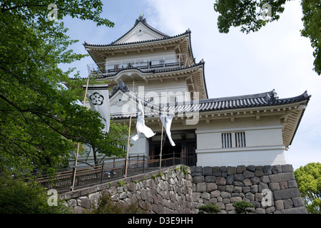 Main shutenkaku tour de château d'Odawara, ancien fief du Clan Doi durant la période Kamakura à Kanagawa, Japon. Banque D'Images