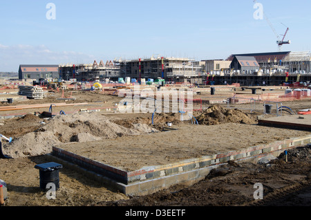 Grande construction Kneighton site Cambridge UK Banque D'Images