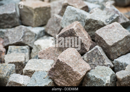 Libre d'un tas de pavés Banque D'Images