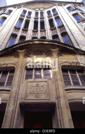 France, Paris, le Marais Synagogue du Marais est une enclave juive de Paris Banque D'Images