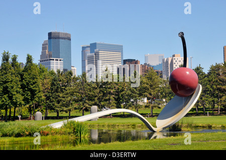 À la cerise dans le centre-ville de Minneapolis Minnesota Spoonbridge Banque D'Images