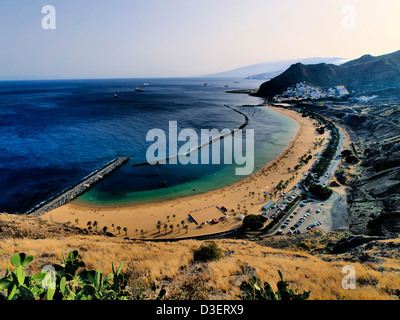 La plage de Teresitas, Tenerife, Îles Canaries Banque D'Images