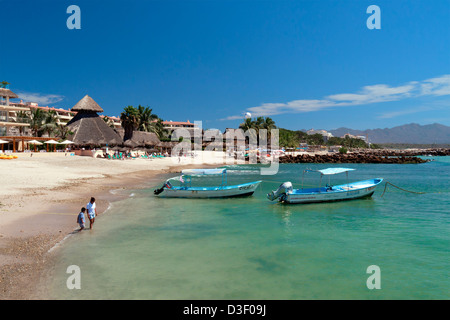 Plage de Punta Mita, au Mexique. Banque D'Images