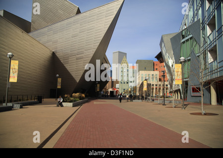 L'extérieur de Denver Art Museum, Frederic C. Hamilton building Banque D'Images