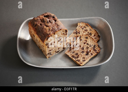 Pain aux raisins de Corinthe Poilane Banque D'Images