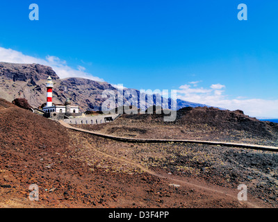 Phare de Punta Teno, Tenerife, Canaries, Espagne Banque D'Images