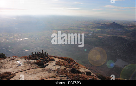 Skandagiri,Village Nandi Hills,Karnataka,dans Banque D'Images