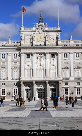 Le Palacio Real de Madrid Espagne Palais Royal Banque D'Images