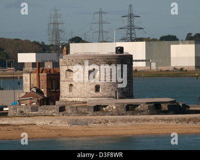 Château Calshot Spit Calshot Hampshire England UK Banque D'Images