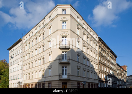 Wroclaw (Breslau), la Pologne, les bâtiments écologiques en ce moment sur Ulica Henryka Poboznego Banque D'Images