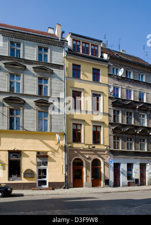 Wroclaw (Breslau), Pologne, d'immeubles à appartements dans la vieille ville de Wroclaw Banque D'Images