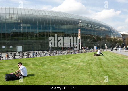 Strasbourg, France, de la Gare de Strasbourg sous la nouvelle coupole de verre Banque D'Images