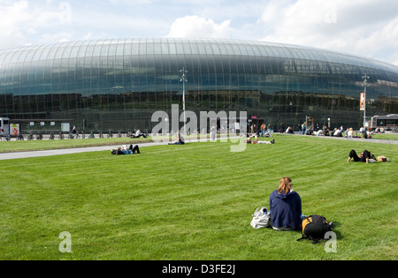 Strasbourg, France, de la Gare de Strasbourg sous la nouvelle coupole de verre Banque D'Images