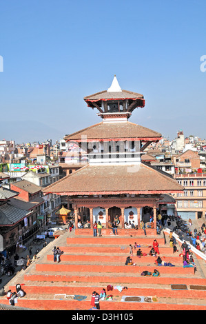 Le temple Maju Deval Népal Katmandou Durbar Square Banque D'Images