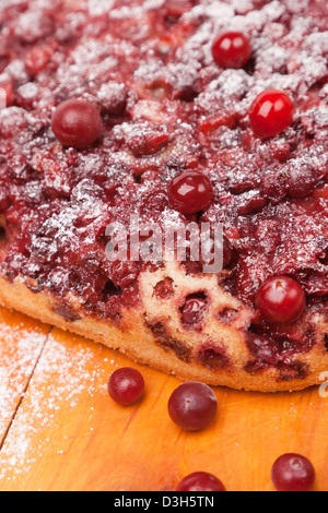 Libre sweet pie avec de la canneberge et d'airelle rouge Banque D'Images