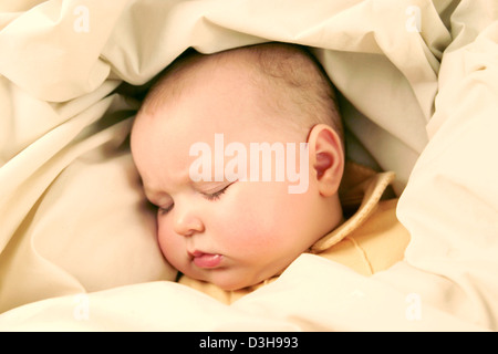 BÉBÉ DORT Banque D'Images