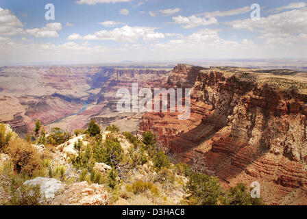 Grand Canyon Nat. Parc ; Desert View Point remise à neuf Banque D'Images