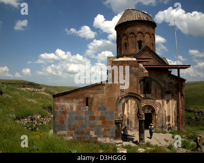 Ruines de l'ancienne Arménie ville d'Ani, près de Kars, est de la Turquie. Banque D'Images