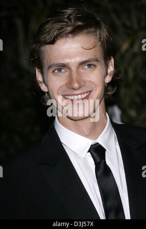 (Afp) - L'Acteur Hayden Christensen à la première de son film 'Star Wars Episode 3 - La Revanche des Sith" au 58ème Festival International du Film de Cannes, France, 15 mai 2005. Banque D'Images