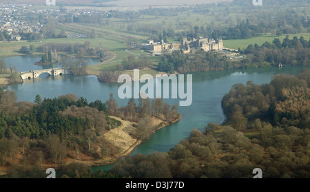 Vue aérienne de l'Blenheim Palace Estate, Woodstock, Oxfordshire Banque D'Images