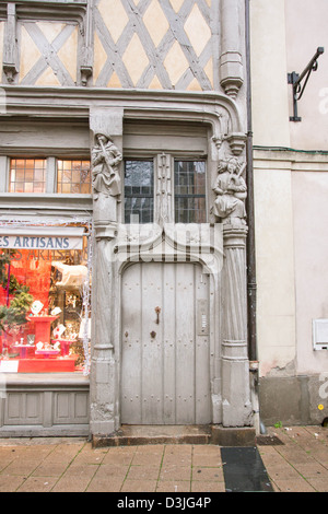 Vieille porte en bois Banque D'Images