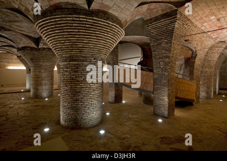 Le Palais Güell est un manoir à Barcelone conçu par l'architecte moderniste Antoni Gaudi Banque D'Images