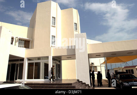 (Dpa) - Vue de l'intérieur construction Minisatry à Doha, Qatar, 13 février 2005. Banque D'Images