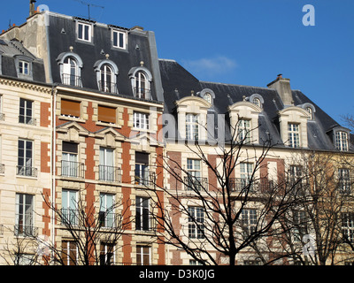 Place Dauphine, Ile de la Cite,Paris,France,vieille ville Banque D'Images