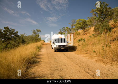 Explorer l'Outback via campervan, Gregory National Park, Territoire du Nord, Australie Banque D'Images